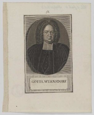 Bildnis des Gottl. Wernsdorf
