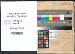 Entnazifizierung Ernst Buehne , geb. 07.12.1889 (Buchhalter)