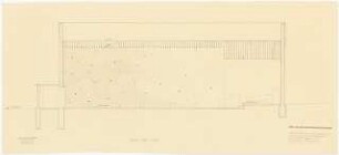 Evangelisches Gemeindezentrum, Herford: Schwesternhaus: Schnitt Nord Wand 1:50