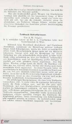 Tiefdruck-Schnellpressen