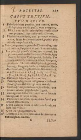 Caput Tertium.