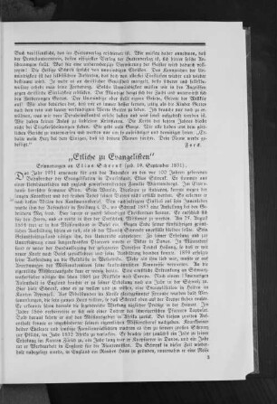 "Etliche zu Evangelisten"