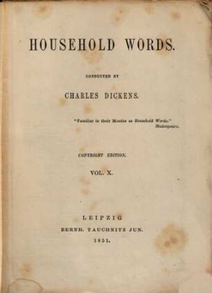 Household words, 10