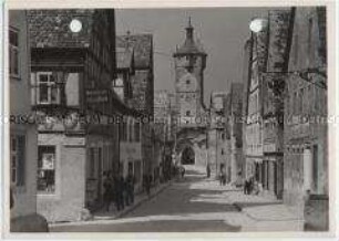 Rothenburg ob der Tauber, Klingengasse und Klingentor
