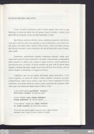 Echi Di Pietre Urlanti