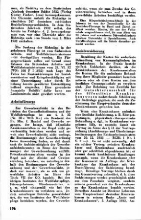 Senkung der Richtsätze in der gehobenen Fürsorge [Fürsorgewesen]
