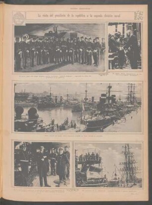 La visita del presidente de la república a la segunda división naval [Fotografías]