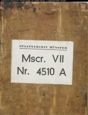 Kopiar des Stifts Neuenheerse