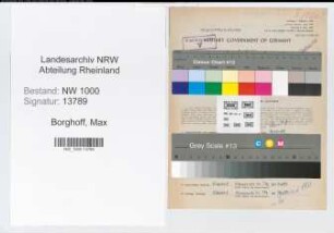 Entnazifizierung Max Borghoff, geb. 12.04.1899 (Postsekretaer)