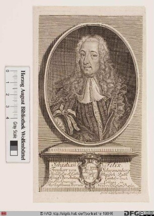 Bildnis Sebastian Felix von Schwanenberg (1731 Frhr.)