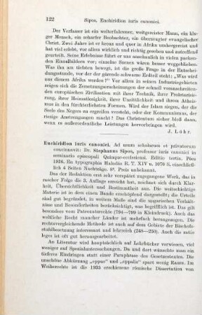 122-123 [Rezension] Enchiridion iuris canonici