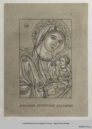 Madonna mit Kind an der Brust (nach einem Bild der ehemaligen Sammlung Ramboux)
