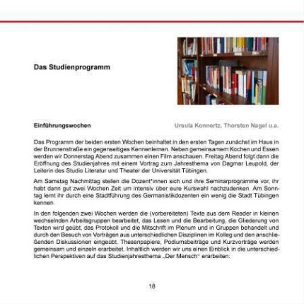 Das Studienprogramm