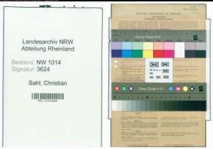 Entnazifizierung Christian Sahl , geb. 13.11.1916 (Arbeiter)