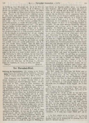 123-126 Der Barnabas-Brief