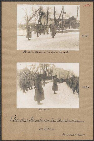 Parade in Zborow vor Exz. Frh. v. Marschall