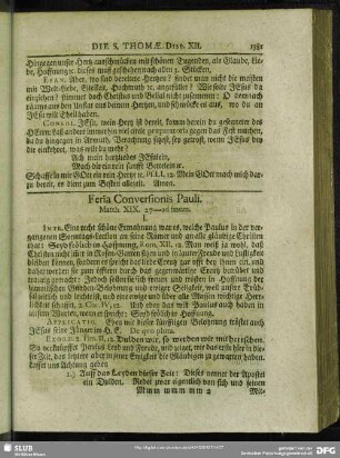 Feria Conversionis Pauli. Matth. XIX. 27 - ad finem