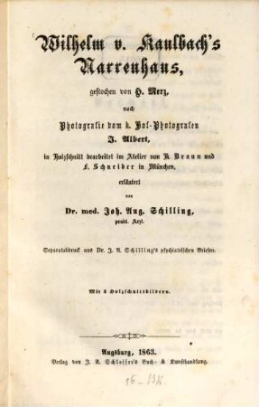 Wilhelm v. Kaulbach's Narrenhaus