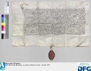 Georius, Abt des Klosters St. Egidien in Nürnberg stellt ein Vidimus aus von dem Privileg des Kaisers Friedrich vom 22. Juni 1459.