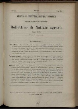 Ottobre. Num. 25.