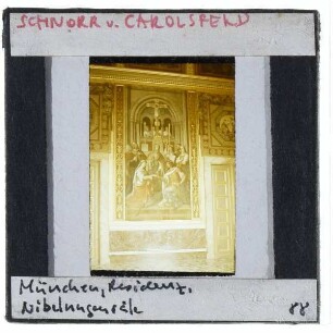 München, Residenz,Schnorr von Carolsfeld, Nibelungensäle der Müchner Residenz