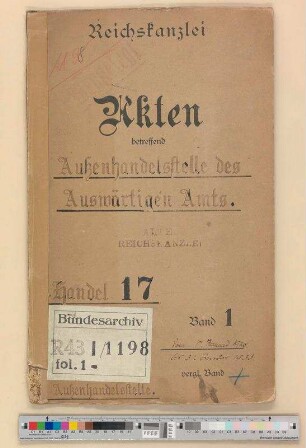 Außenhandelsstelle des Auswärtigen Amtes, Außenhandelskontrolle
