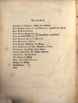 Dramatische Werke, 1. [Der Stern von Sevilla]