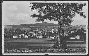 Pulsnitz. Blick vom Eierberg auf Pulsnitz