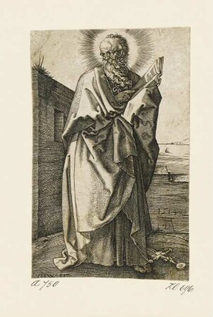 Apostel Paulus, Blatt 5 der Folge "Fünf Apostel"