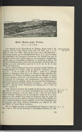 Erster Einsatz gegen Verdun