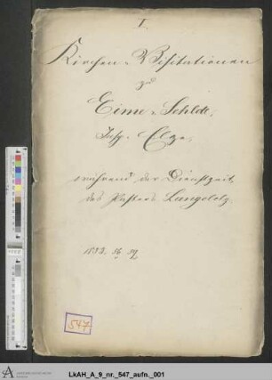 Eime: Visitationsakten