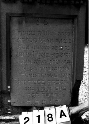 Grabstein 218A