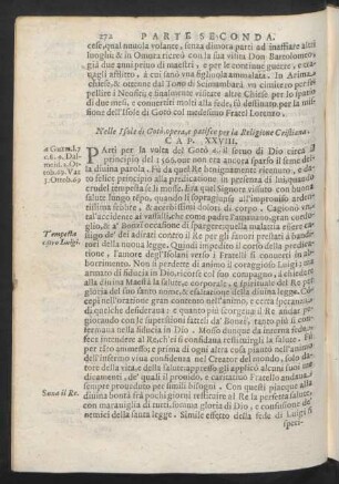 Cap. XXVIII. Nelle Isole di Gotò, opera, e patisce per la Religione Cristiana