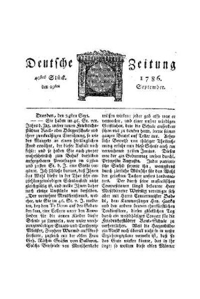 Dresden, den 24sten Sept.
