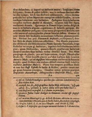 Programma quo Veterum in re herbaria diligentiam, et ad nostrum usque aevum botanices incrementa brev. evolvit