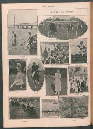 La mujer y los deportes [Fotografías]