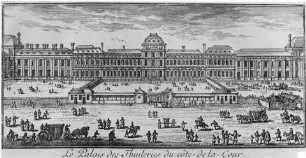 Paris, Palais des Tuileries, Hofansicht