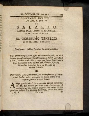 833-847, Spec. 668. De Salario