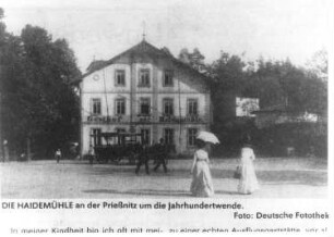Dresden-Langebrück. Heidemühle, um 1900, aus: Die Union vom 20./21.6.1987