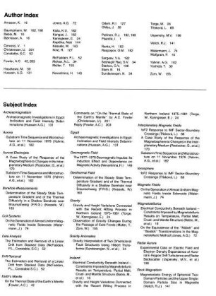 Subject index