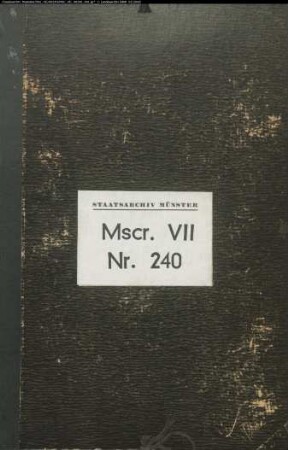 Verschiedene historische Notizen Ignaz Theodor Liborius Meyers