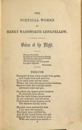 The poetical works of Henry Wadsworth Longfellow
