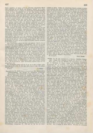 458-461 [Rezension] Kliefoth, Theodor, Christliche Eschatologie