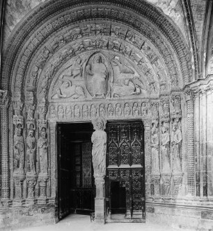 Bourges, Kathedrale St. Etienne, Portal an Südseite des Langhauses