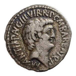 Münze, Denar, 41 v. Chr.