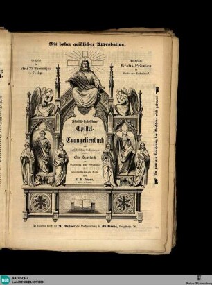 Karlsruher Tagblatt, Mit hoher geistlicher Approbation. Römisch-katholisches Epistel- und Evangelienbuch