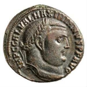 Münze, Follis, 310 - 311 n. Chr.