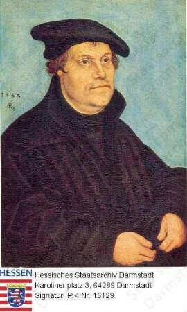 Luther, Martin (1483-1546) / Porträt, Brustbild