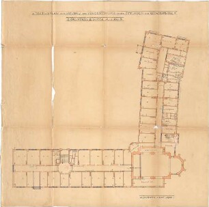 Seidl, Gabriel von; München, Öttingen- / Reitmorstr.; Vinzentinum - Grundriss 2. OG