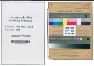 Entnazifizierung Wilhelm Loewen , geb. 01.08.1888 (Fahrmeister)
